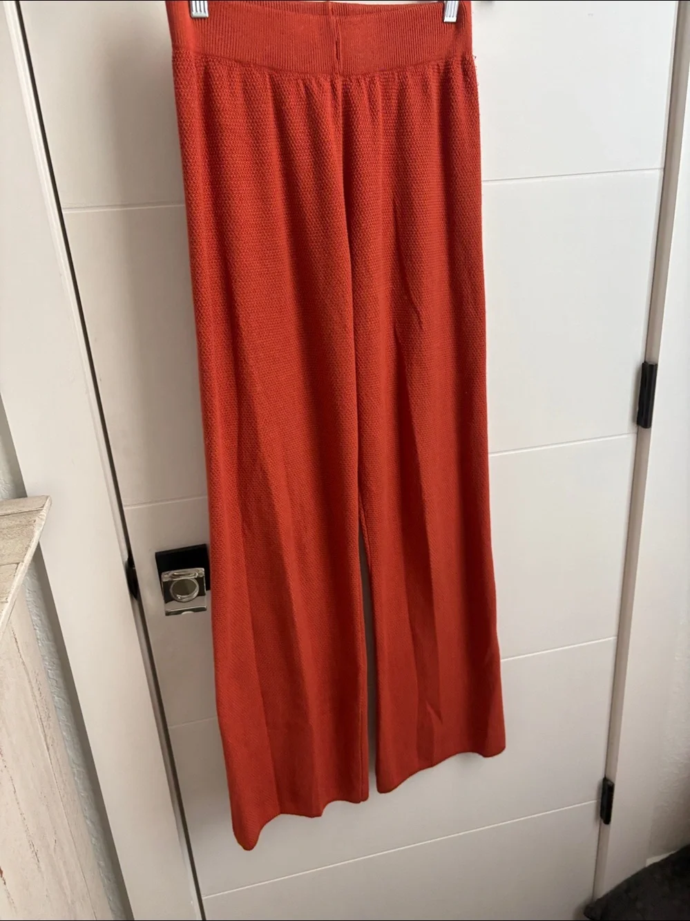 Women’s Cozy Henley Lounge Set - Rust